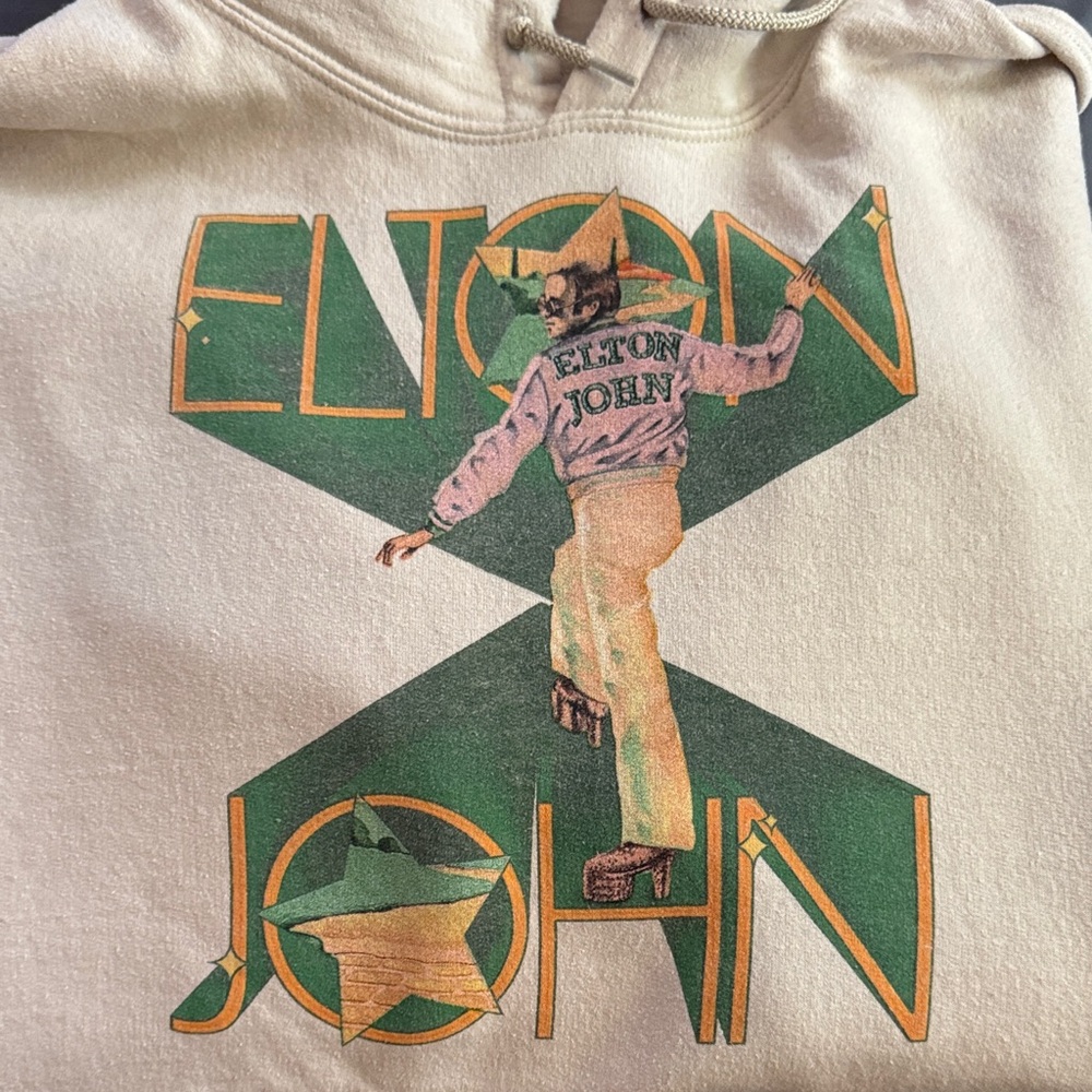Elton John Cream Hoodie